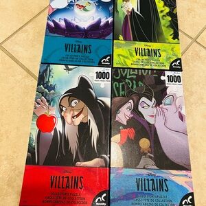 Disney Villains Puzzle Collection - Red, Green, Purple